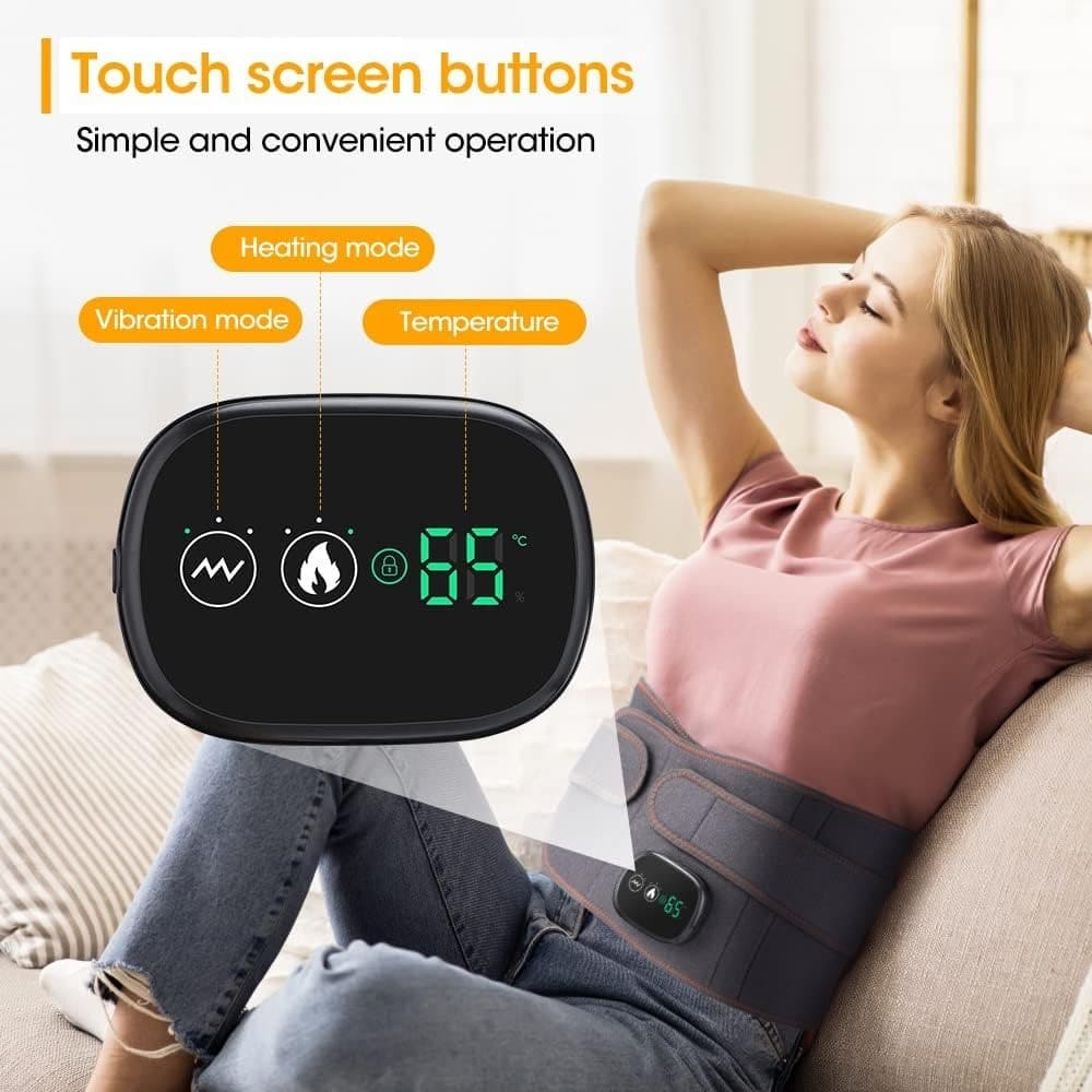 GoBoostHealth™ Light Therapy Hot Compress Massage Belt for Waist Back Pain Relief