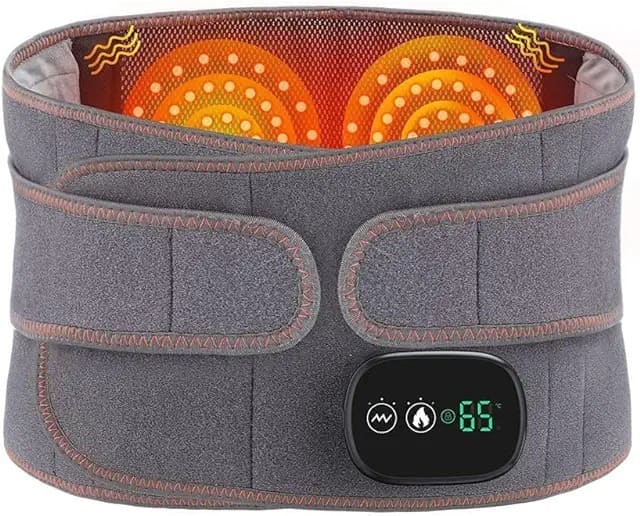 GoBoostHealth™ Light Therapy Hot Compress Massage Belt for Waist Back Pain Relief