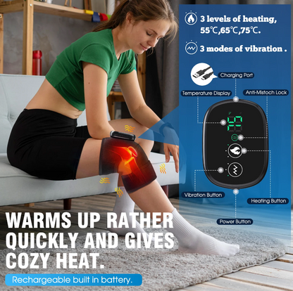 GoBoostHealth™ 3-in-1 Heated Knee Elbow Shoulder Brace