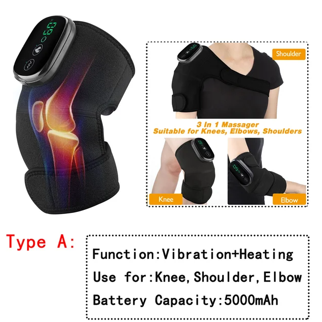 GoBoostHealth™ 3-in-1 Heated Knee Elbow Shoulder Brace