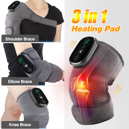 GoBoostHealth™ 3-in-1 Heated Knee Elbow Shoulder Brace