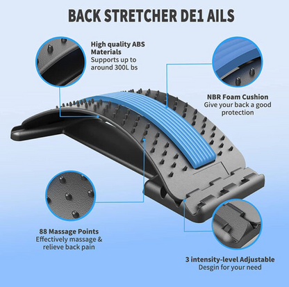 4 Level Back Stretcher Massager